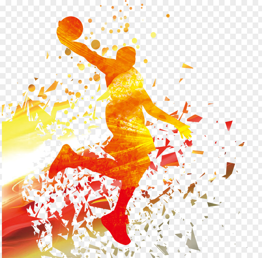 Basketball Player Silhouette NBA Download PNG