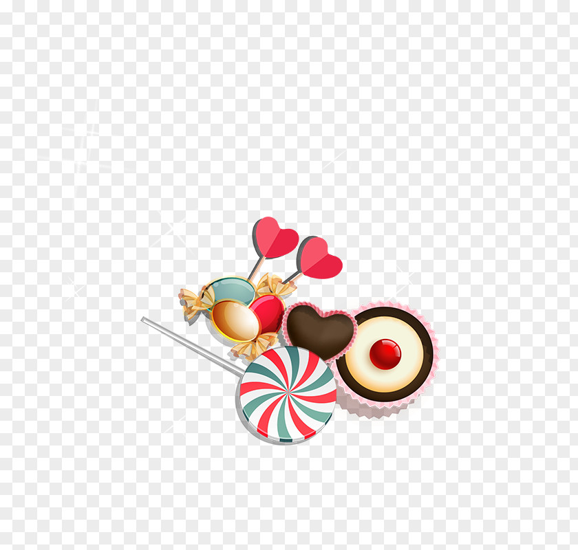 Creative Valentine's Day Lollipop Candy PNG