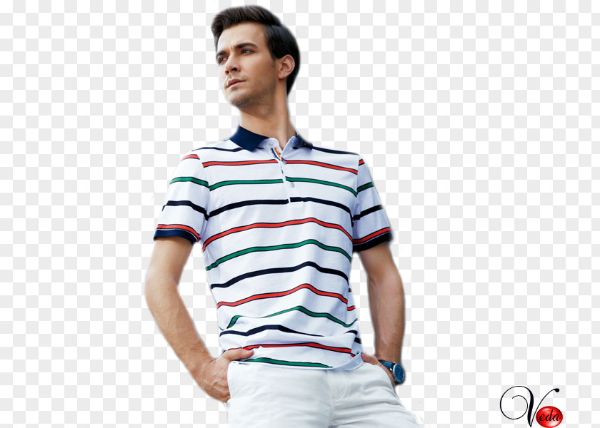 T-shirt Polo Shirt Collar Shoulder Sleeve PNG