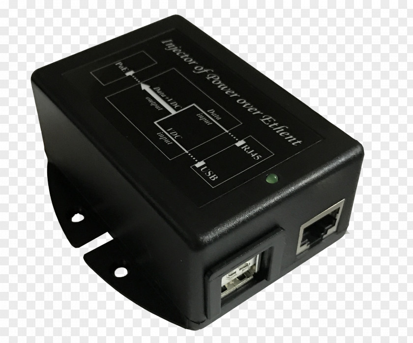 USB AC Adapter Power Over Ethernet Battery Charger Hub PNG