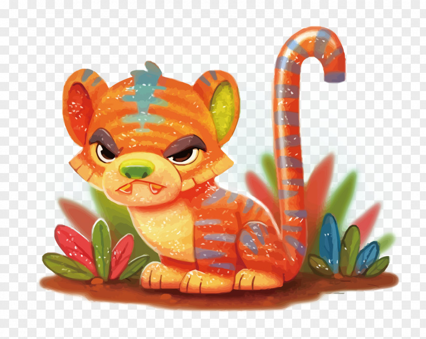 Vector Cartoon Tiger DeviantArt Drawing Time-lapse Photography PNG