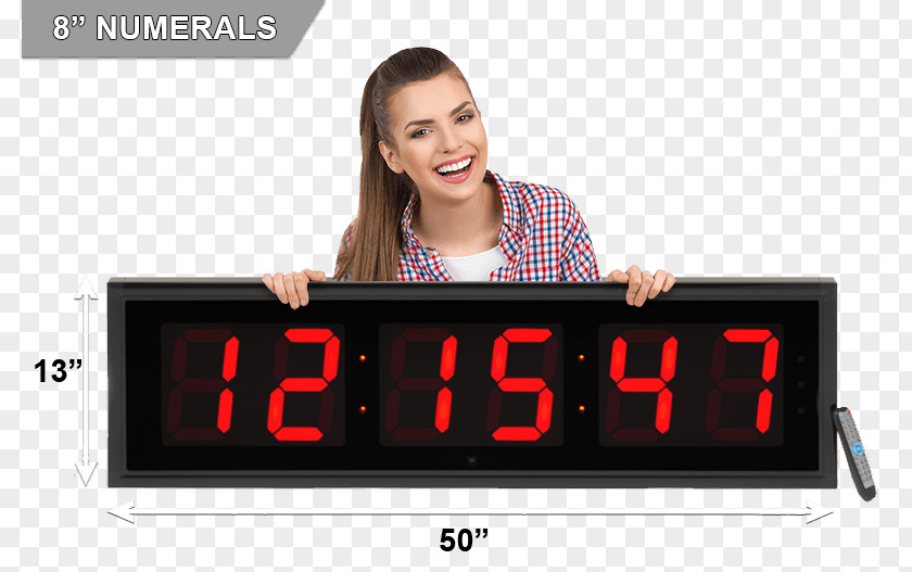 Wall Digital Led Clock Alarm Clocks Display Device Timer PNG