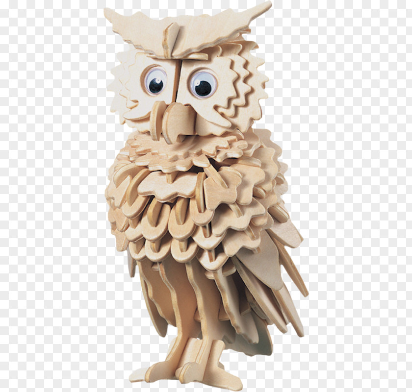 Wooden Toys For Children Fight Jigsaw Puzzle Puzz 3D Owl Three-dimensional Space PNG