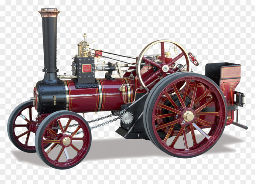 Engine Steam Tractor Live PNG