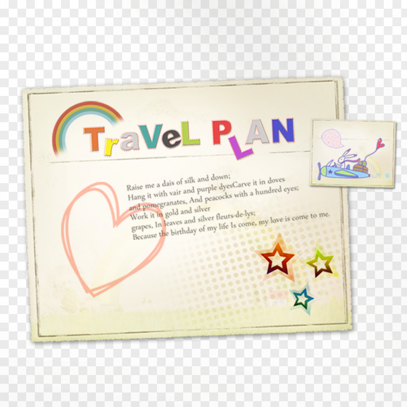 Free Travel Plan To Pull The Hand-drawn Paper Material Sticker Tourism PNG