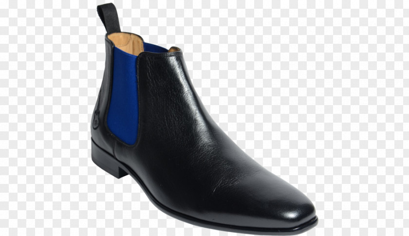 High Elasticity Foam Chelsea Boot Shoe Leather Blue PNG