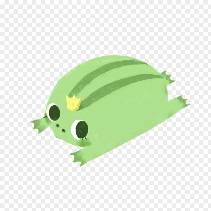 Lovely Stay Meng Papa Frog Cartoon Illustration PNG