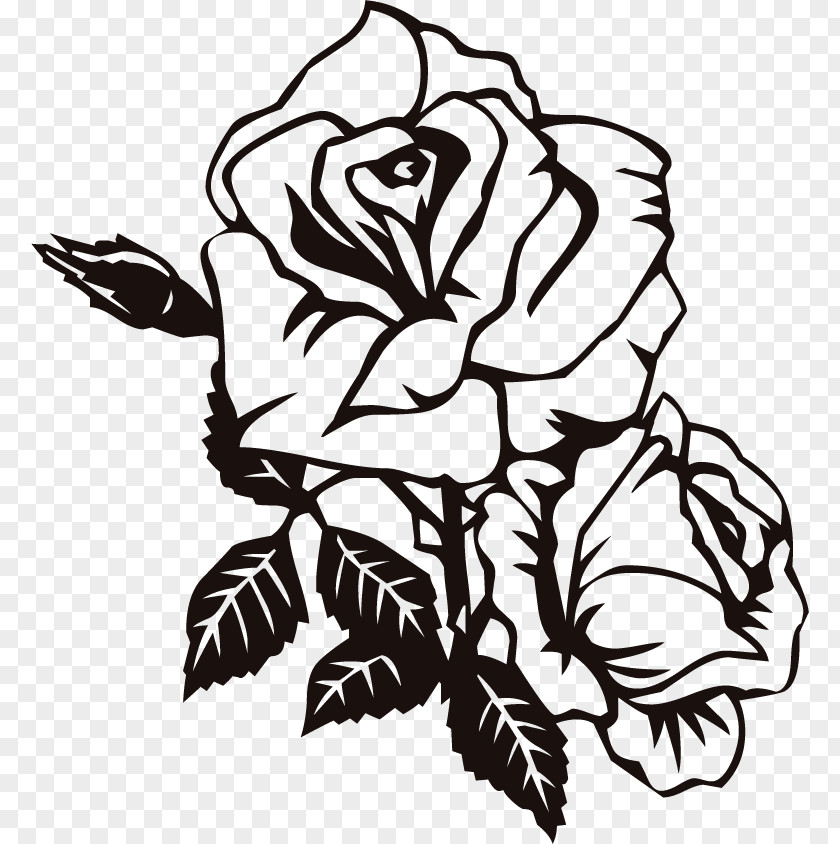 Rose Decal Flower Sticker Clip Art PNG