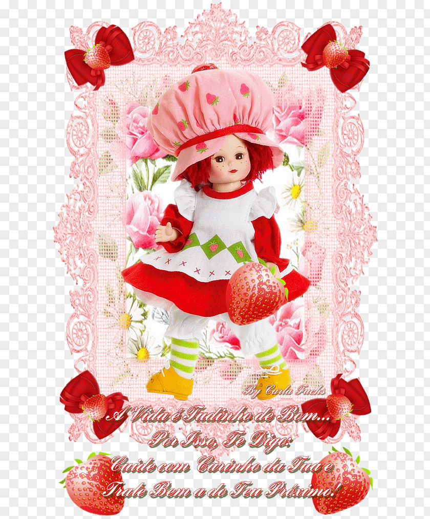 Strawberry Shortcake Christmas Ornament Greeting & Note Cards Alexander Doll Company PNG
