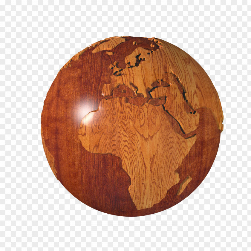 Wooden Sphere World Globe Wood Company Quality PNG