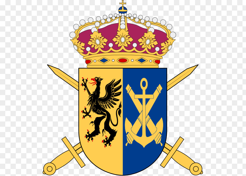 Blatt Insignia The Royal Palace Coat Of Arms Stockholm Guards Commandant General In PNG