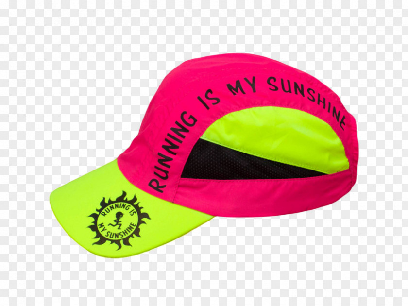 Cap Running Yellow Jogging Sport PNG