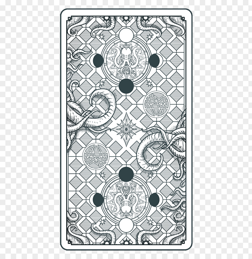 The Call Of Cthulhu French Tarot Playing Card Tarotology PNG
