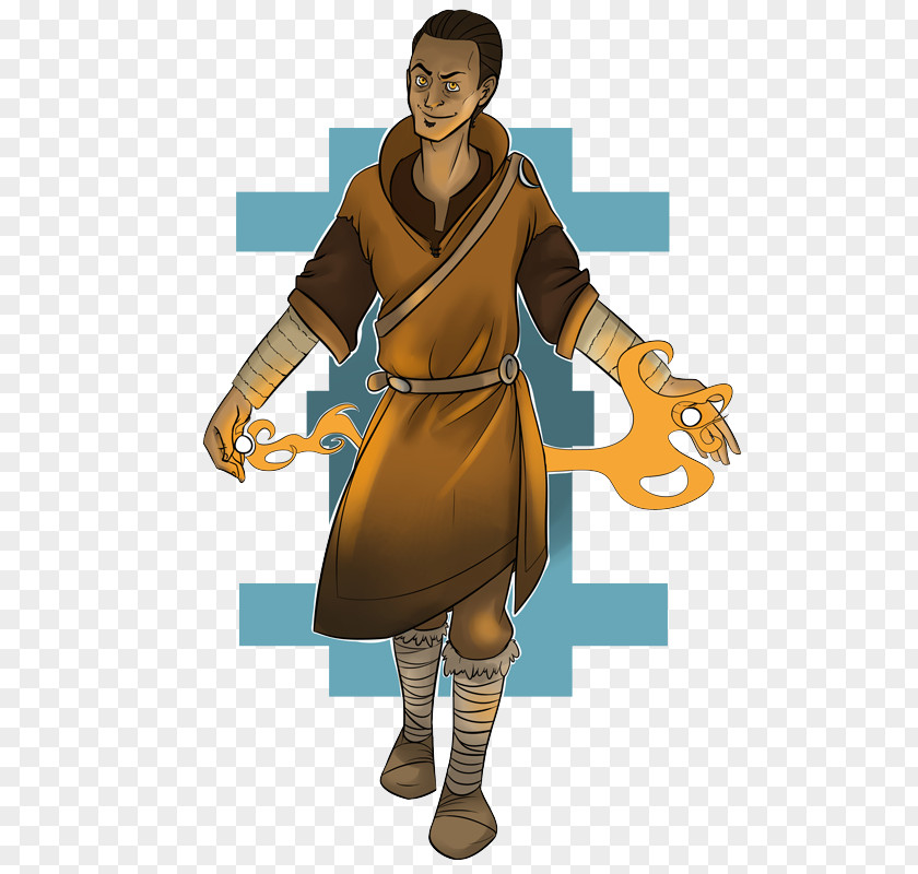 Dragonborn Robe Costume Design Cartoon Character PNG