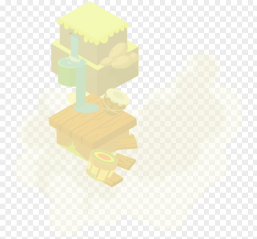 Floating Island Yellow Sky Angle PNG