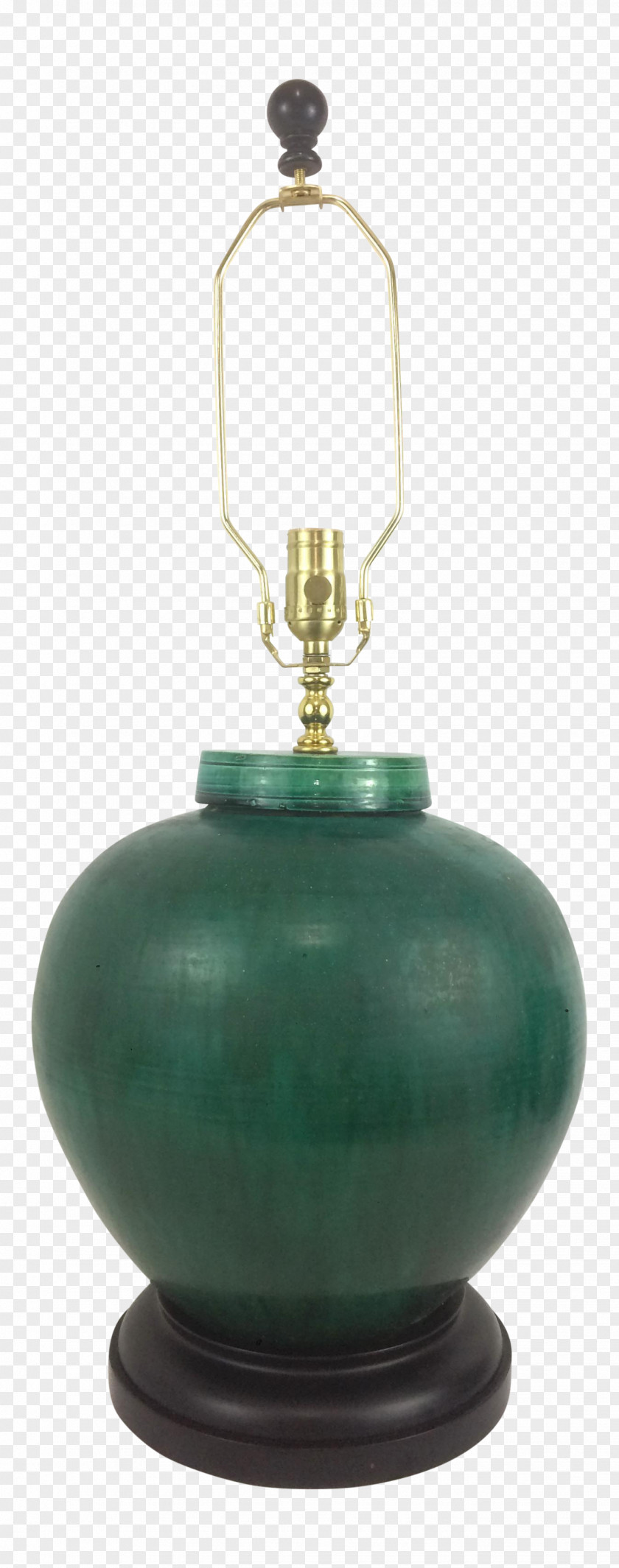 Green Pottery Lamps Chinese Ceramics Jar Table PNG