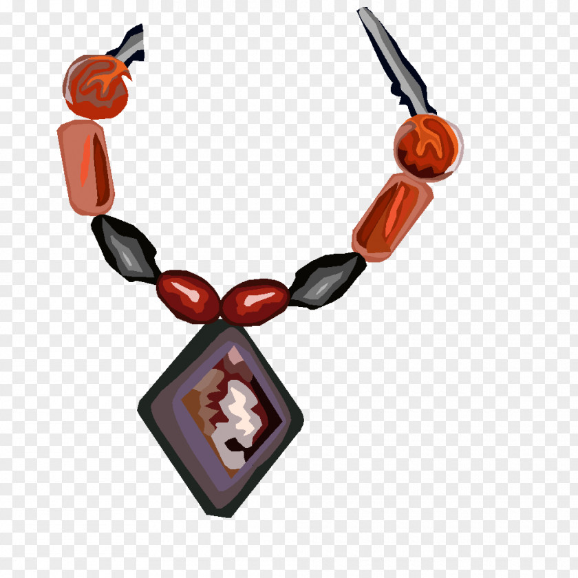 Necklace Bead Body Jewellery Orange S.A. PNG
