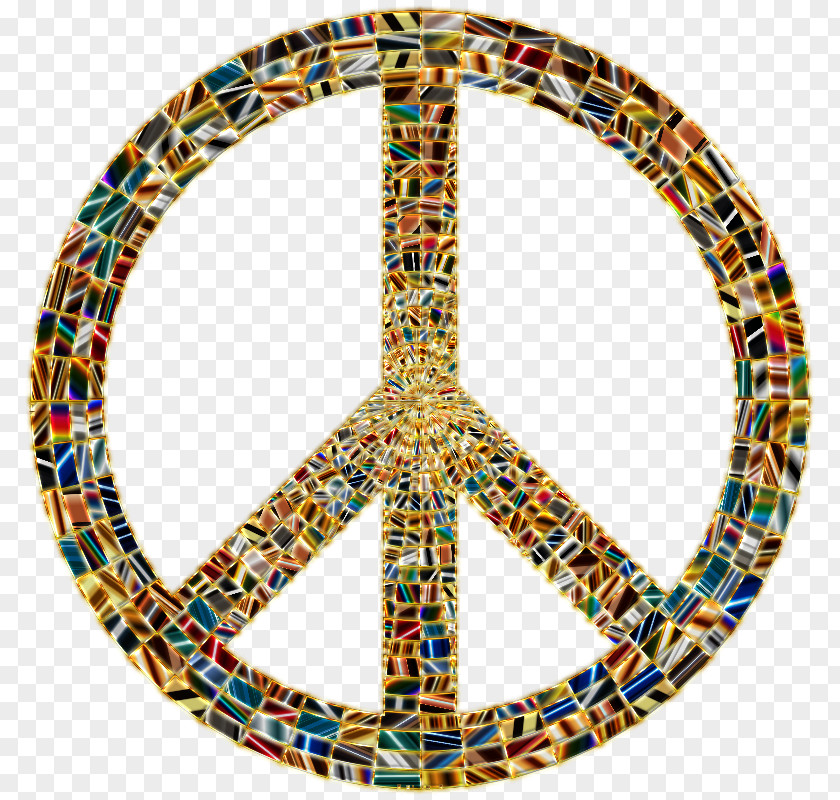 Prismatic Peace Wall Decal Bumper Sticker Symbols PNG