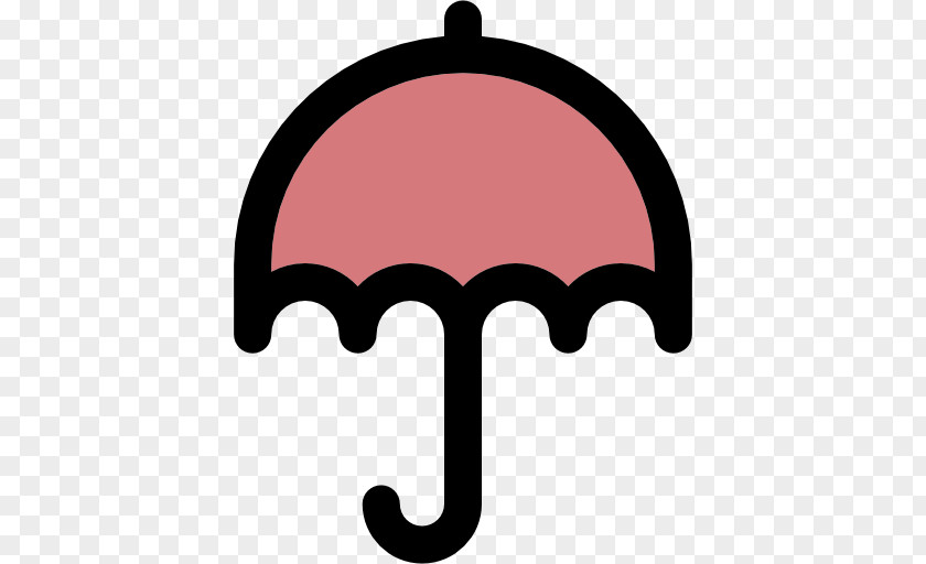 Pink Umbrella Rain Icon PNG