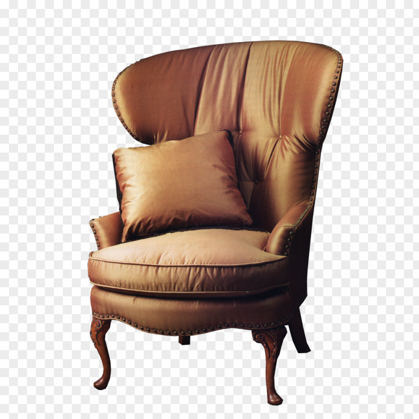 Real Luxury Silk Sofa Club Chair Couch Furniture Textile PNG