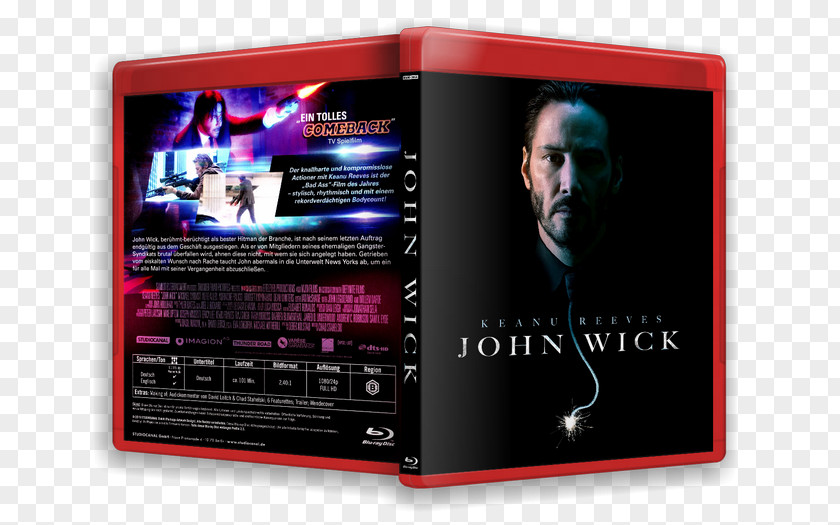 Tyler Durden John Wick Blu-ray Disc StudioCanal Display Device Multimedia PNG