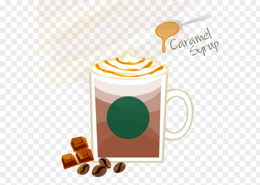 Coffee Starbucks Espresso Cafe Caramel Macchiato PNG