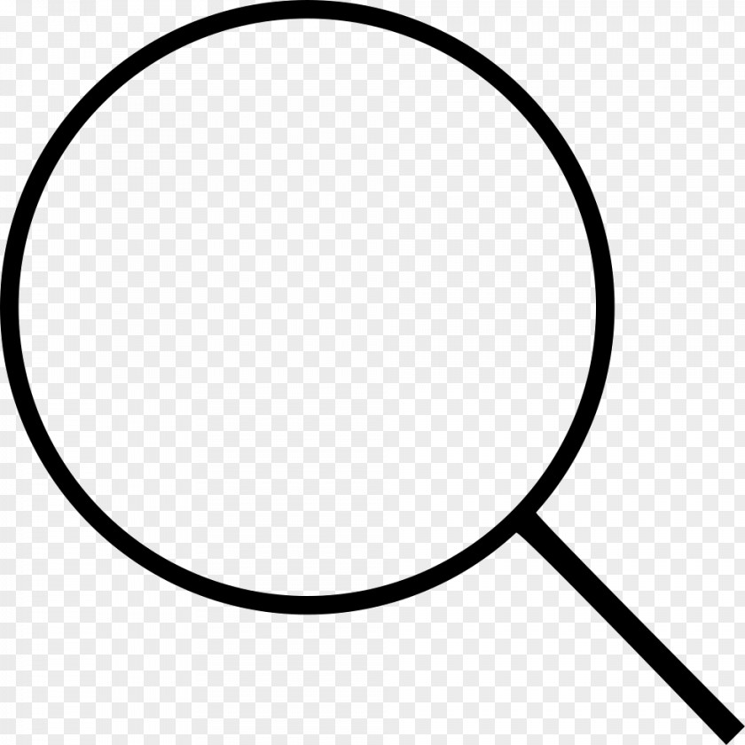Magnifying Monochrome Photography Line Art Circle PNG