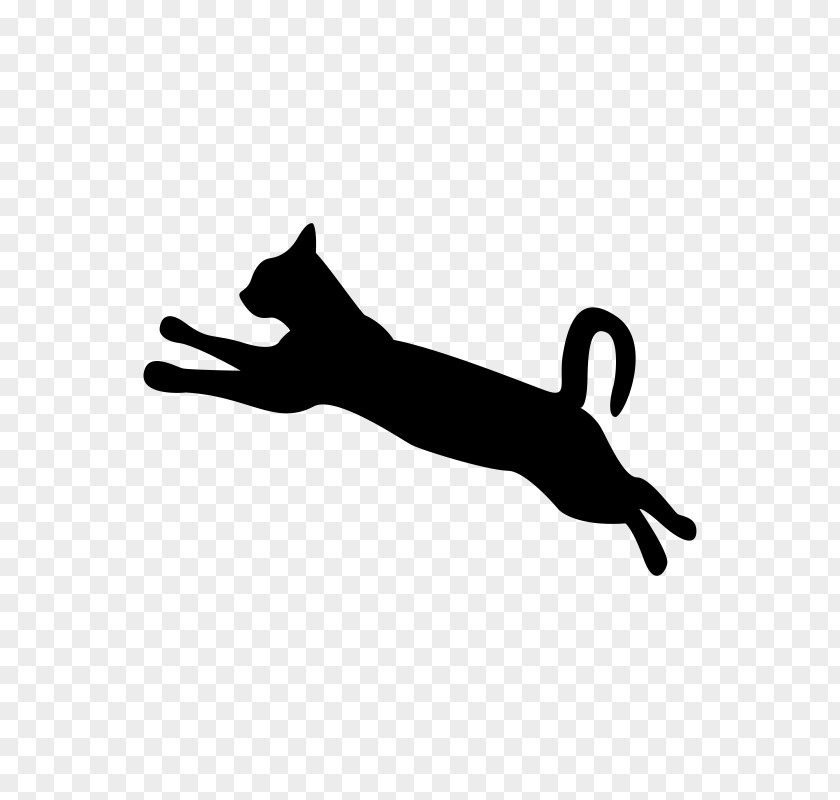 Cat Dog Silhouette Clip Art PNG