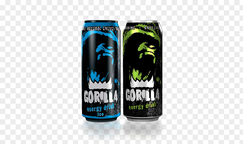 Gorilla Energy Drink Liquid Telephony PNG