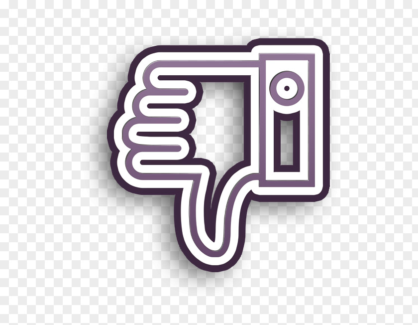 Symbol Logo Essential Set Icon Dislike Finger PNG