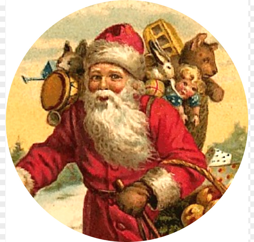 Victorian Horse Cliparts Santa Claus Era Father Christmas Clip Art PNG