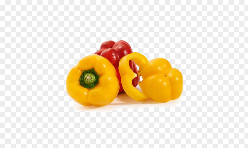 Yellow Bell Pepper Chili Vegetarian Cuisine Pimiento PNG
