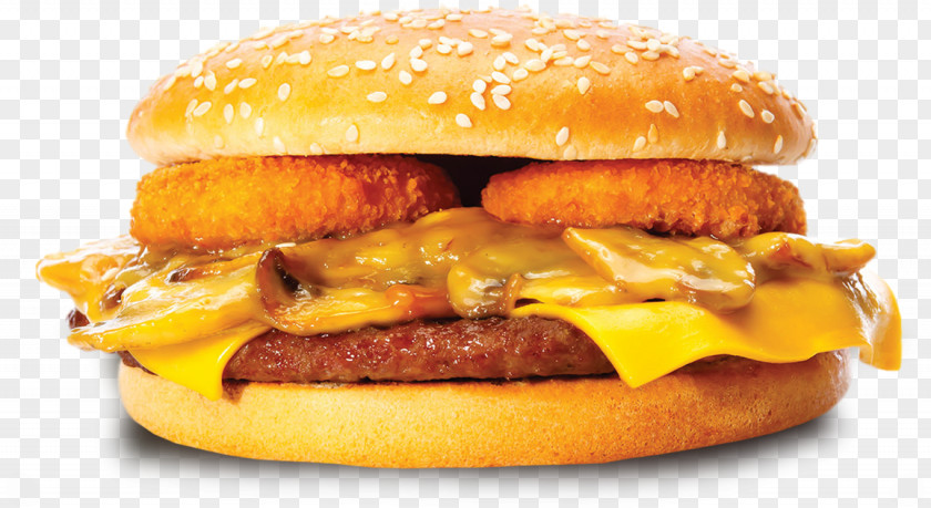 Burger King Breakfast Sandwich Cheeseburger Buffalo Fast Food Hamburger PNG