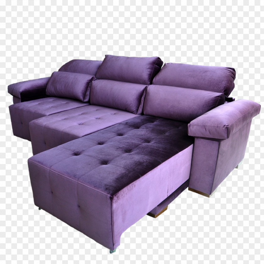 Purple Sofa Bed Couch Chair PNG