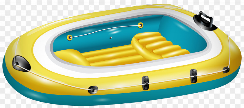 Toy Vehicle Inflatable Yellow Aqua Boat Games PNG