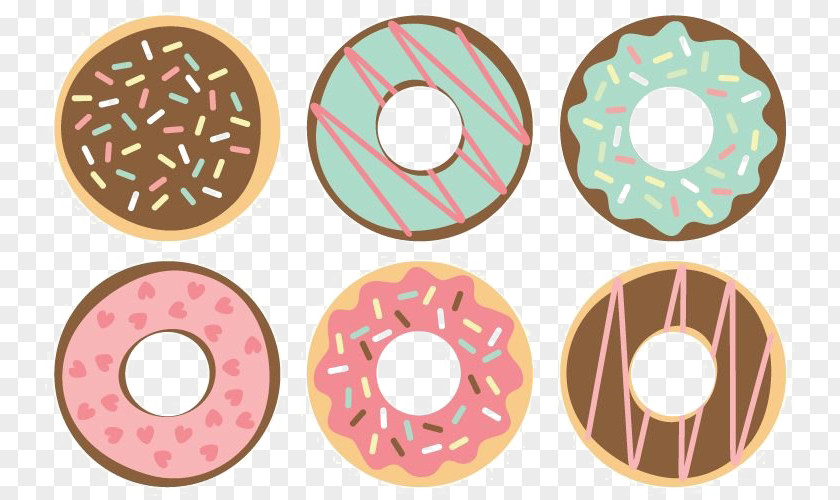 Bagel Donuts Clip Art Dessert Sprinkles PNG