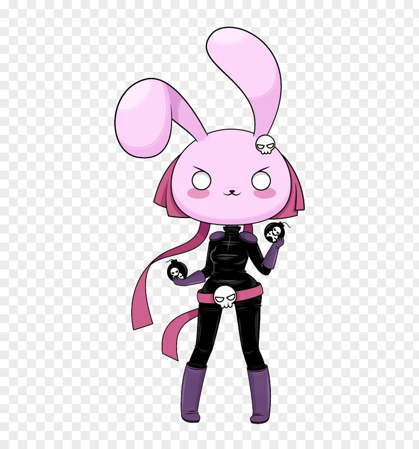 Death Rabbit Cartoon PNG