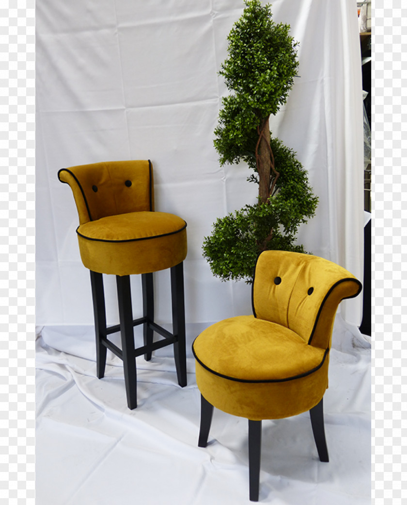 Gold Chair Table Bar Stool Couch PNG
