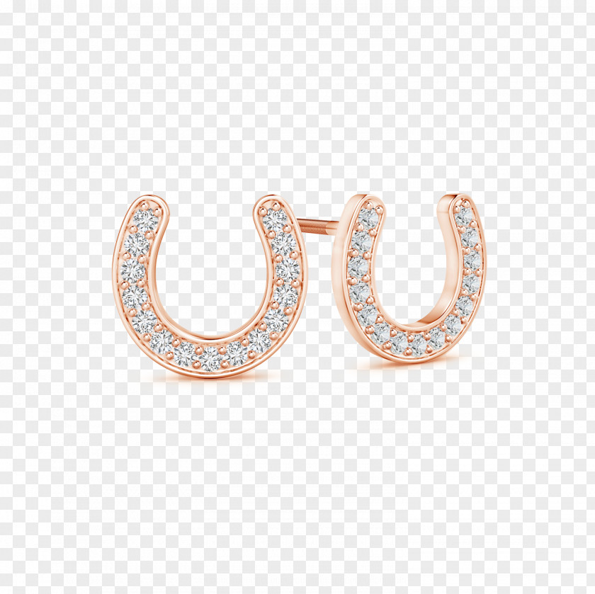 Horseshoe Earring Jewellery Synthetic Diamond PNG