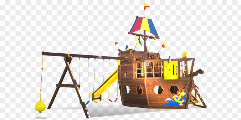 Pirate Ship Playset Playground Backyard Playworld Swing Rainbow Play Systems PNG