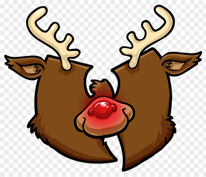 Reindeer Elk Antler Snout Clip Art PNG