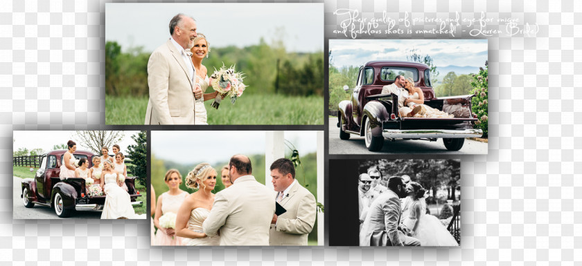 Wedding Photograph Collage PNG