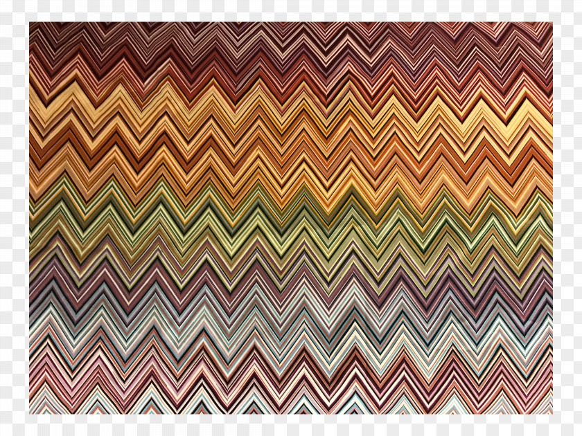Zigzag Stripes Set Missoni Textile Colors PNG