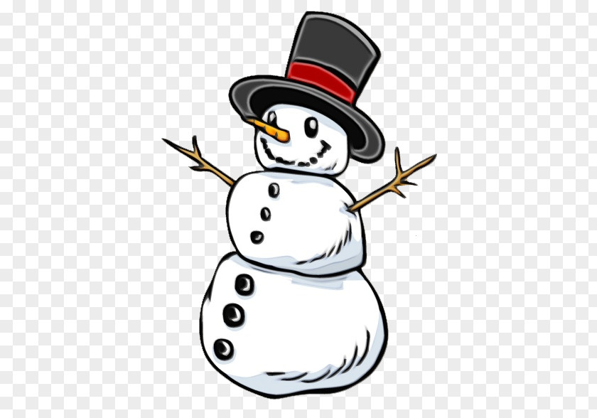Cartoon Snowman PNG