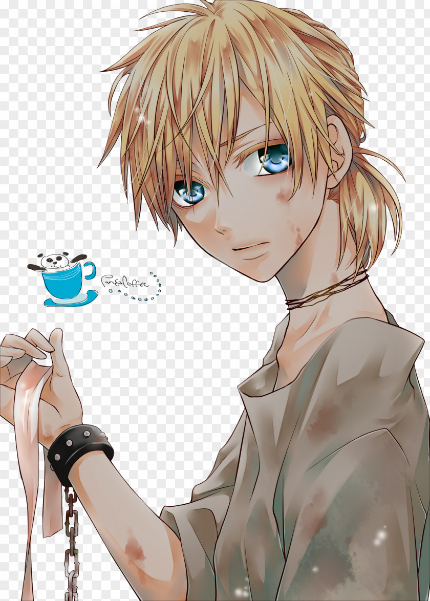 Neko Black Hair Blond Eye Color Blue PNG