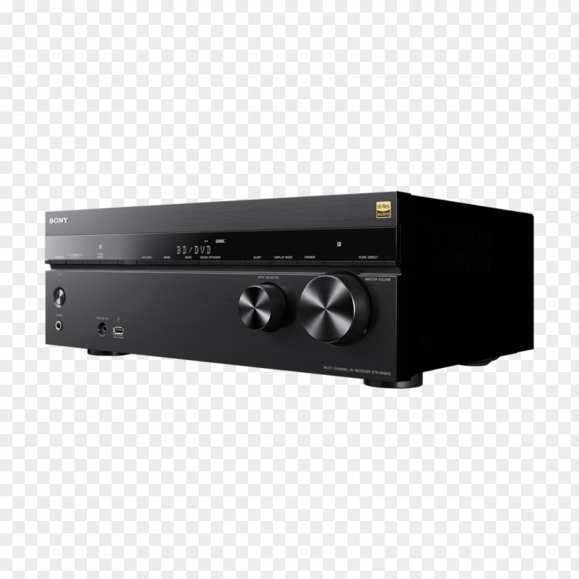 Audio AV Receiver Blu-ray Disc 4K Resolution Dolby Atmos Radio PNG