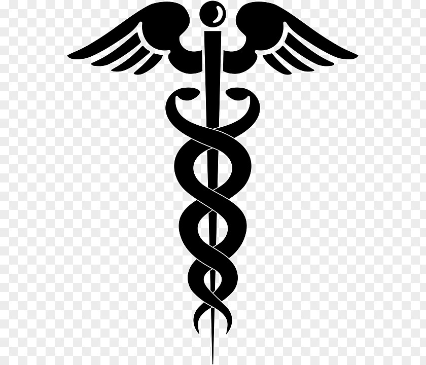 Doctor Symbol Caduceus Transparent Logo Brand Black And White Blue Pattern PNG