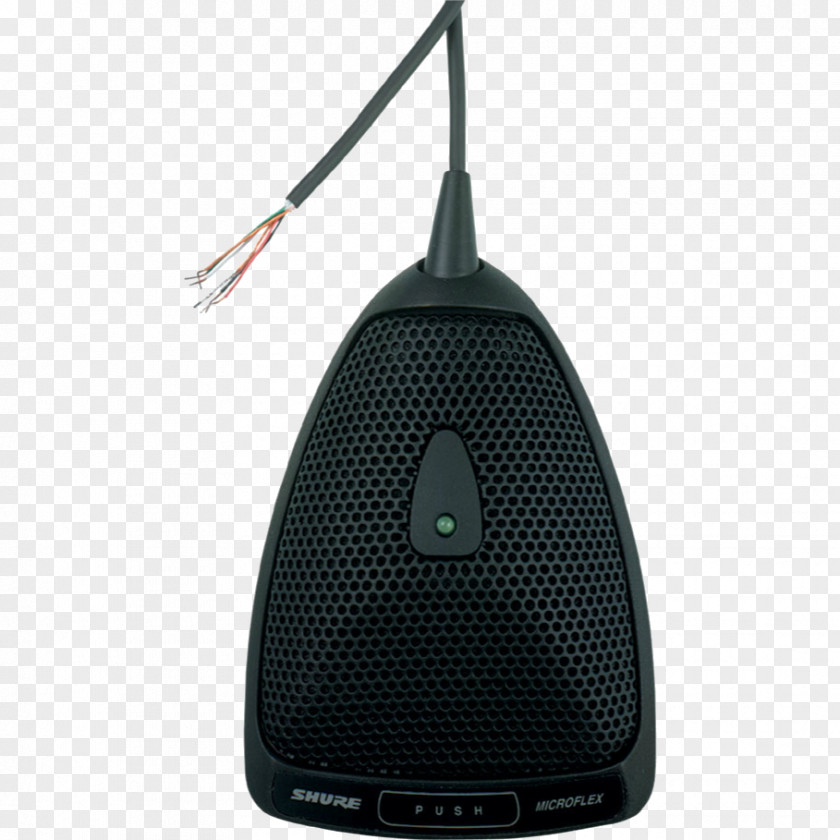 Microphone Boundary Shure Microflex MX392/O Audio PNG