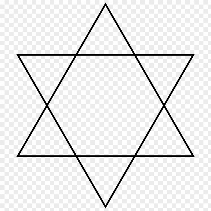 Star Of David Hexagram Sacred Geometry Symbol PNG