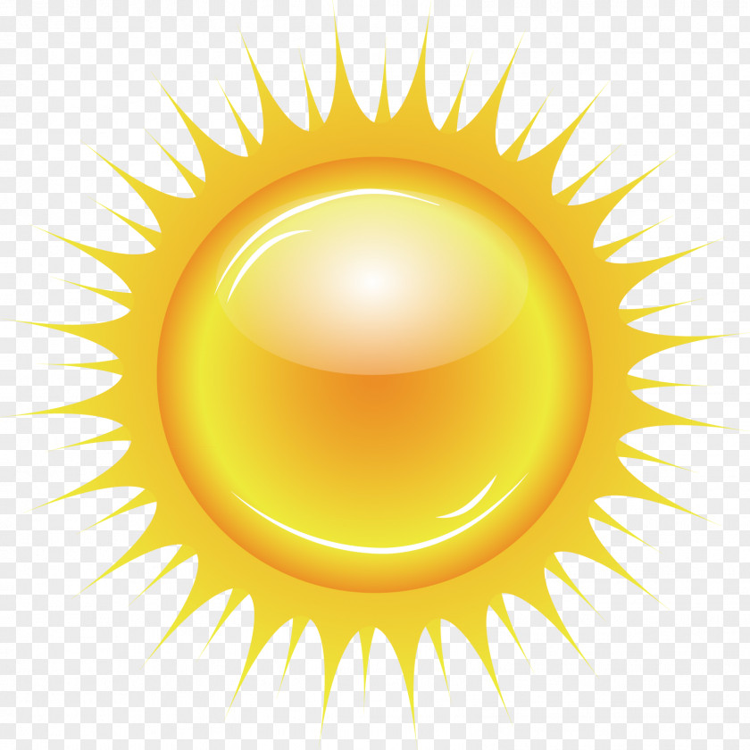 Sun Sunshine Vector Yellow PNG
